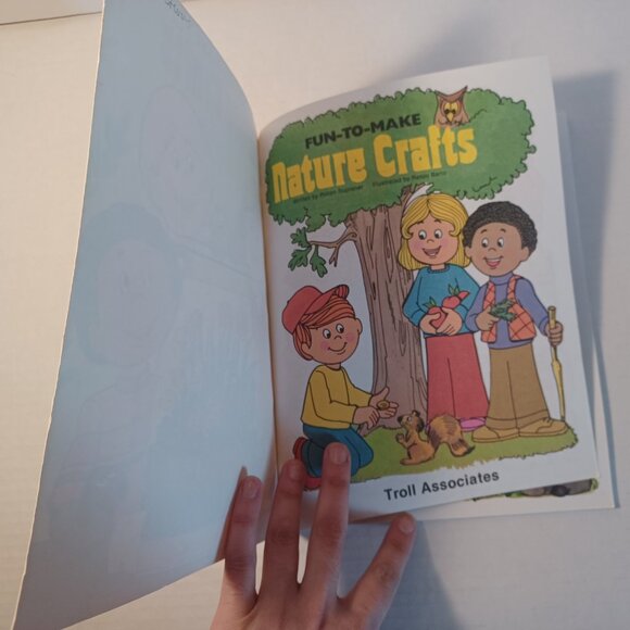 Fun-to-Make Nature Crafts Robyn Supraner 1981 Illustrated Paperback Vintage Book - Picture 4 of 6